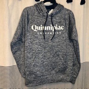 Quinnipiac Sport Tek Heather Gray Sweatshirt XS
